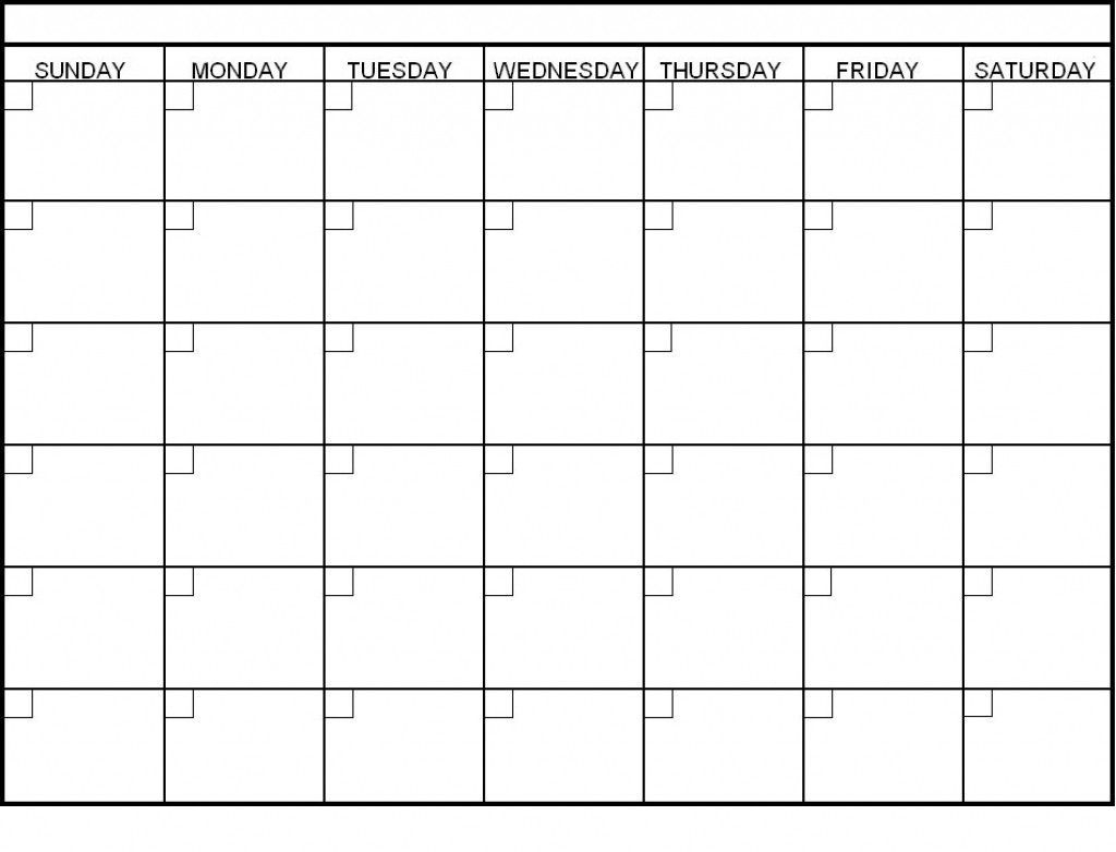 Blank 6 Week Schedule Example Calendar Printable