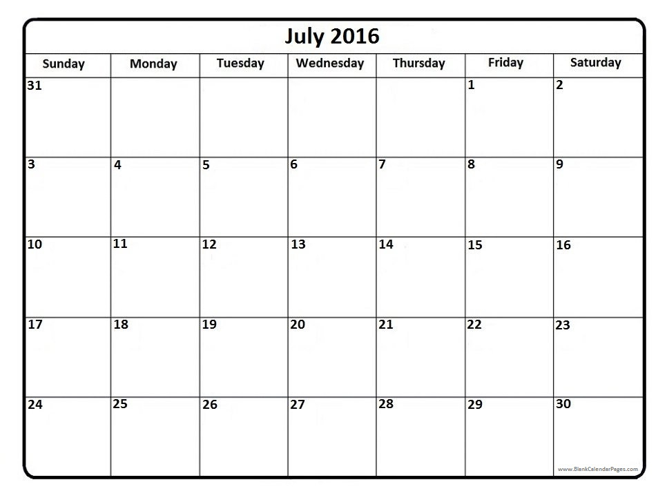 Calendar Page Printable Calendar Template 2020