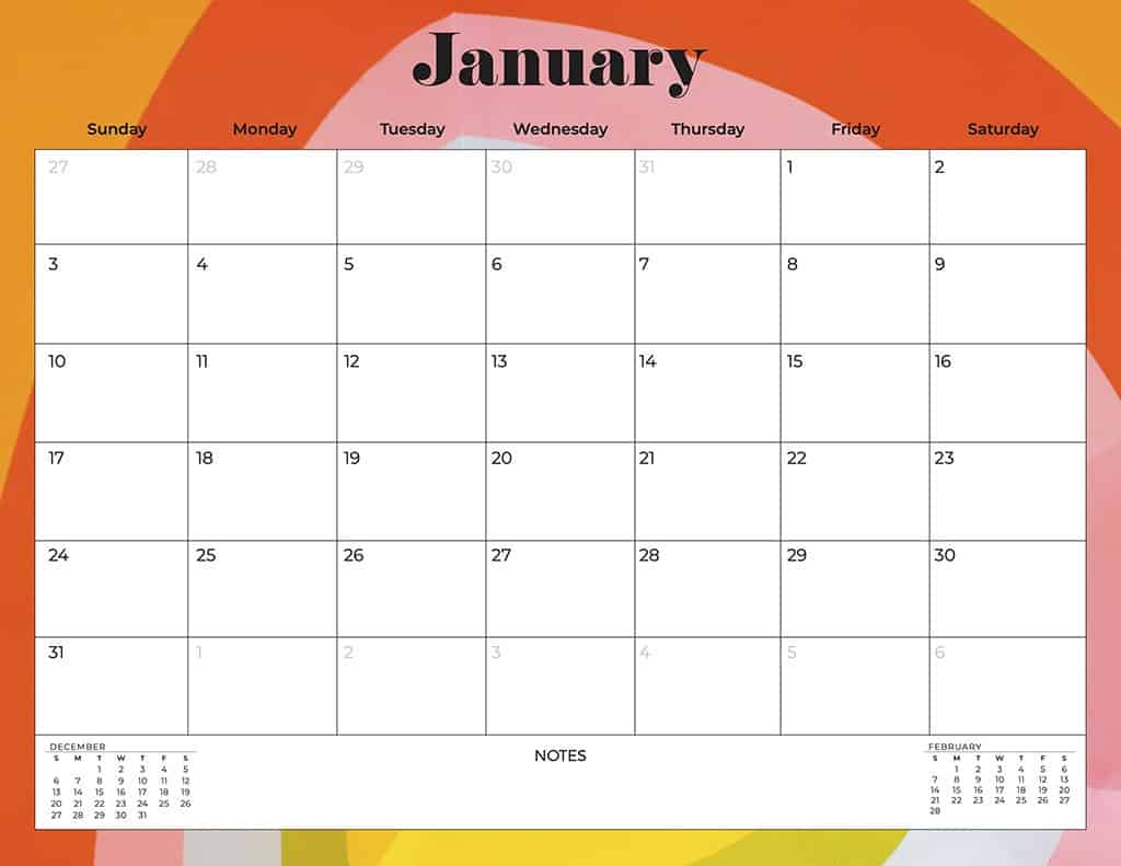 Free 2021 Calendars 75 Beautiful Designs To Choose From