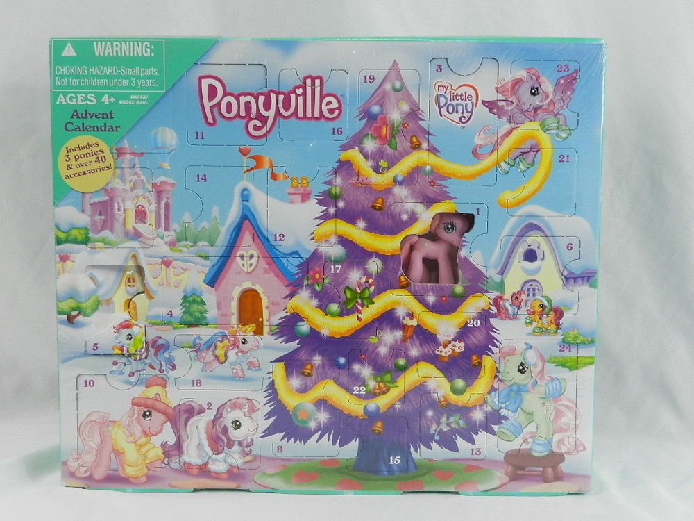New 2008 My Little Pony Ponyville Christmas Advent