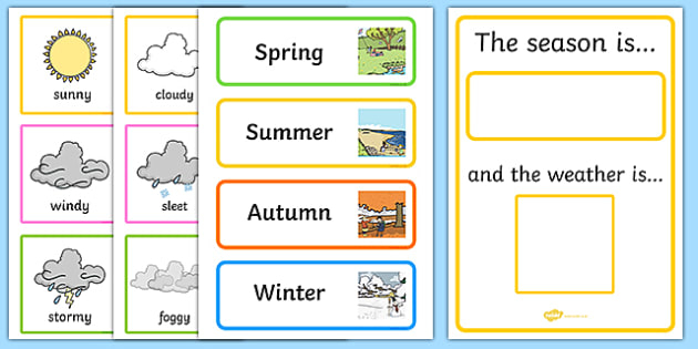 weather and season calendar season weather calendar