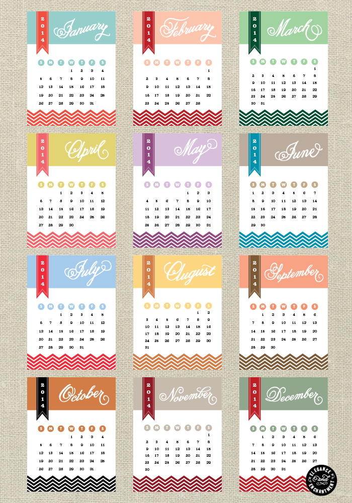 Yearly Calendar Design Calendar Template 2021