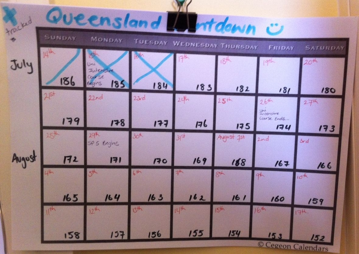 120 Days To Retirement Countdown Calendar Printable