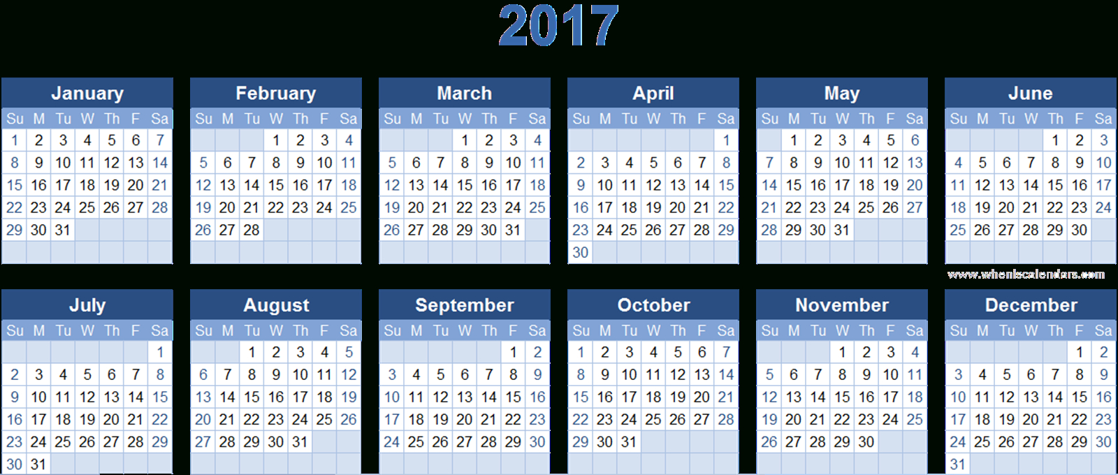 2017 Calendar Png Transparent Images Png All