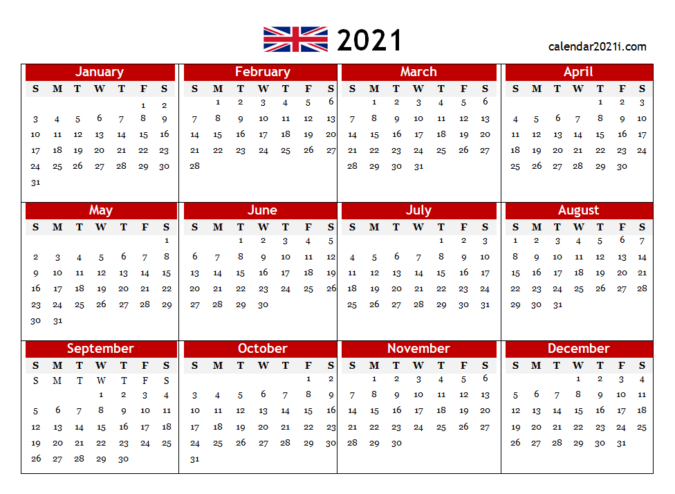 2021 printable monthly calendar with holidays word 2021