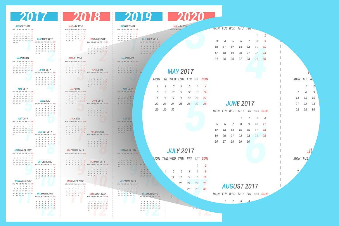 calendar for next 4 years with images calendar stationery templates stock photo websites