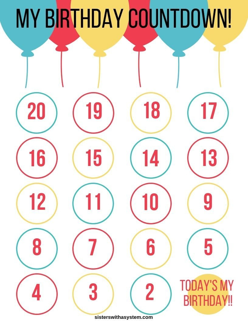free birthday countdown calendar example calendar printable