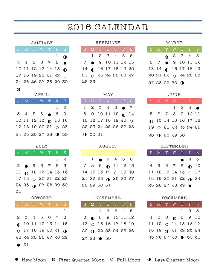 full moon calendar printable year calendar