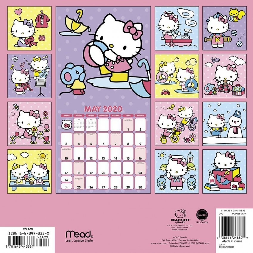 Calendar 2024 Hello Kitty Printable 2024 CALENDAR PRINTABLE