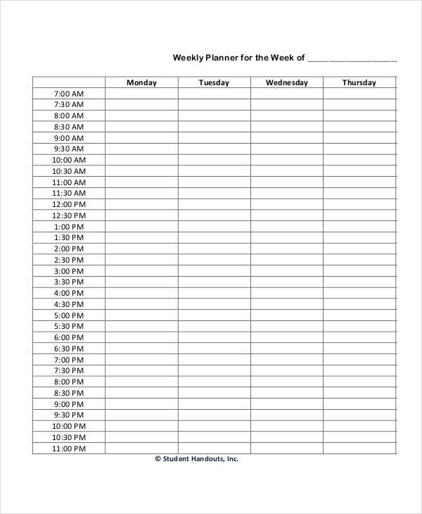 Hourly Schedule Template Google Sheets Quiz How Much Do