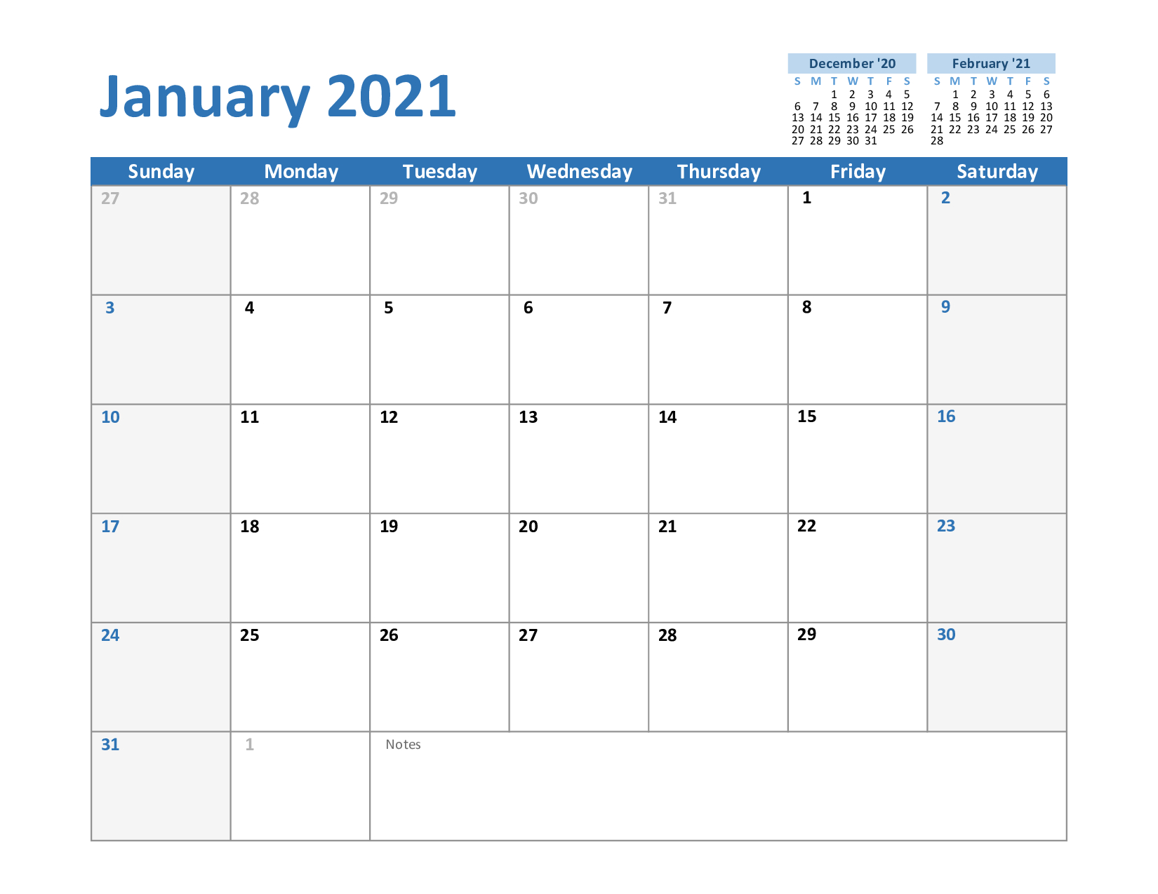 january 2021 excel calendar printablecalendarsfor2021