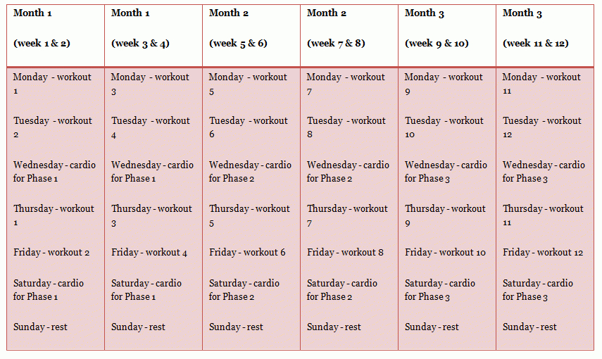 Jillian Michaels Body Revolution Schedule 30 Day Plank