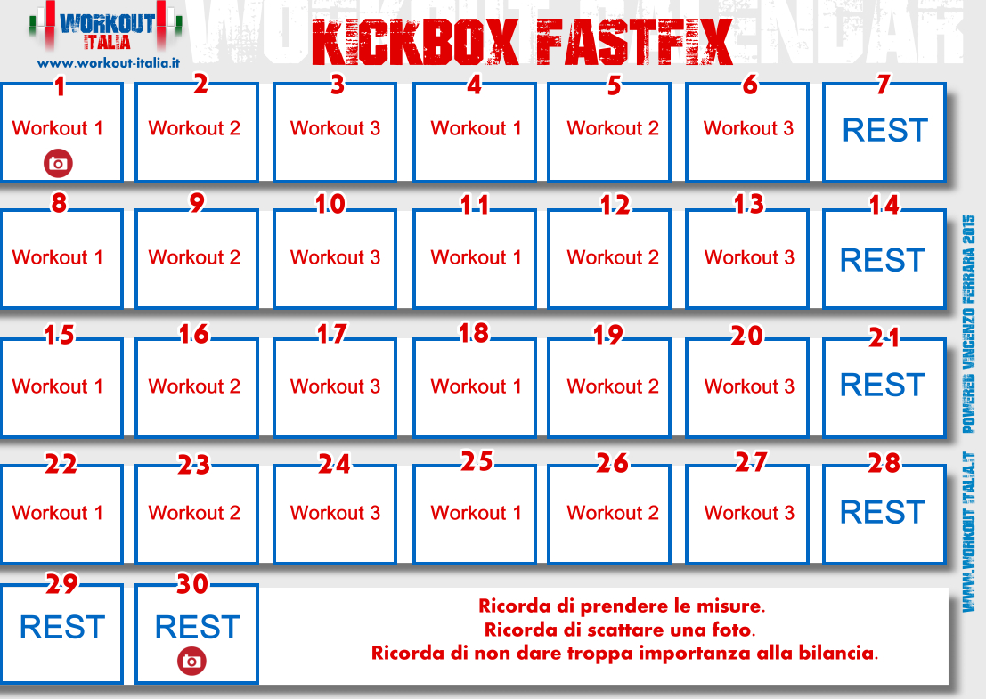 Kickbox Fastfix Workout Workout Italia