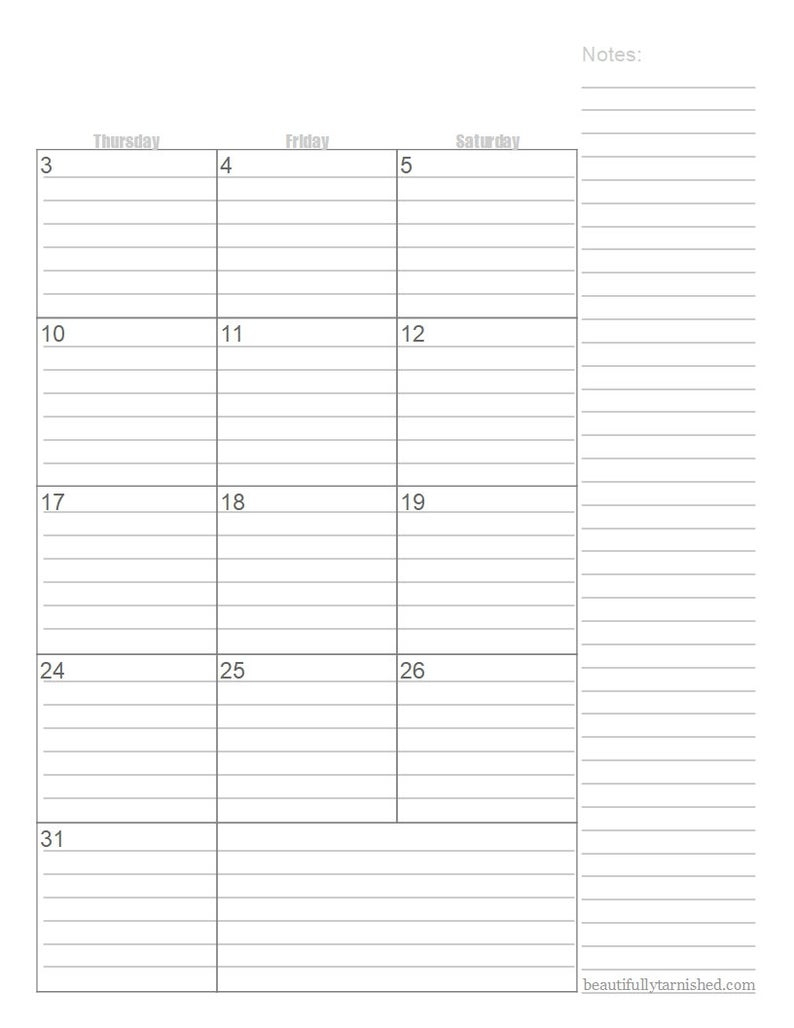 2019 Lined Monthly Calendars 2 Page Layout Full Year