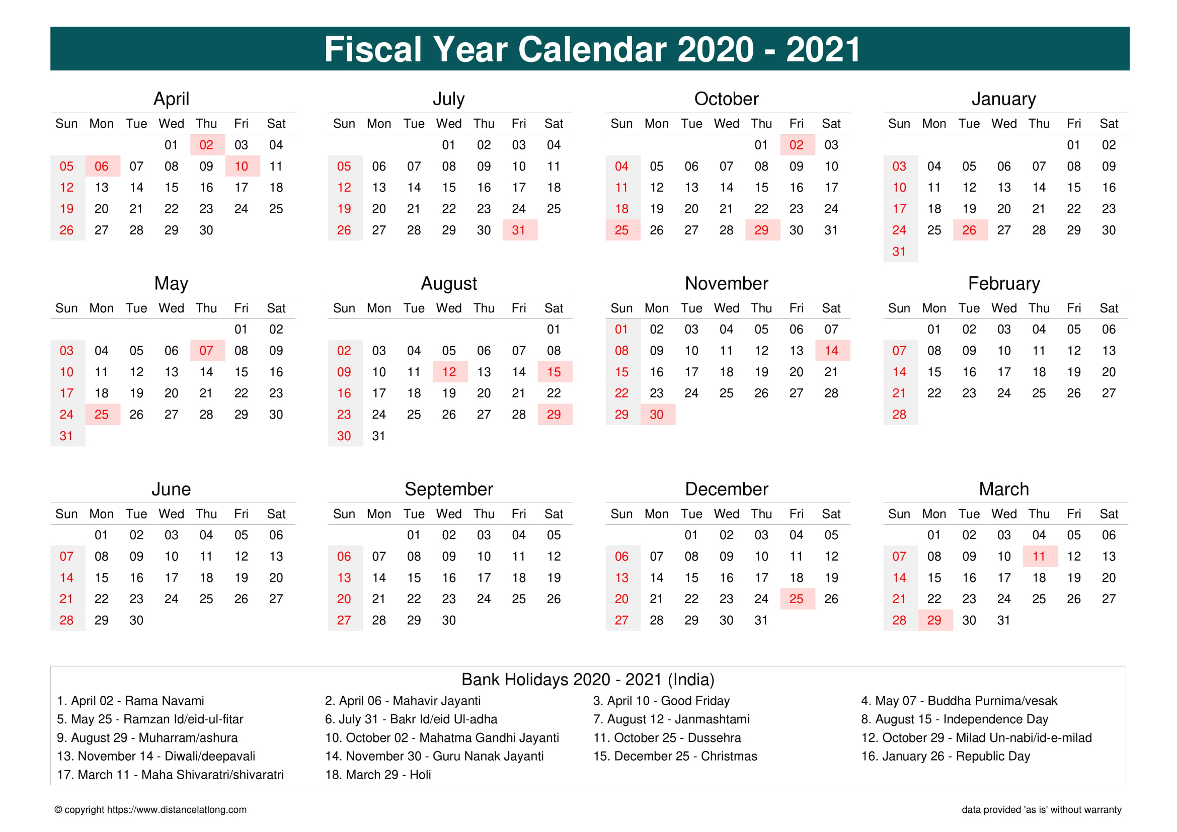 2021 holiday calendar india printable calendars 2021