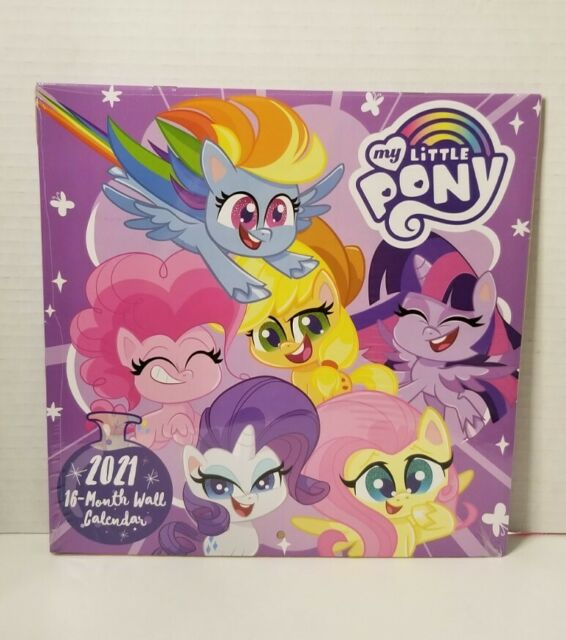 2021 My Little Pony Calendar 16 Month Wall 10 Inches For