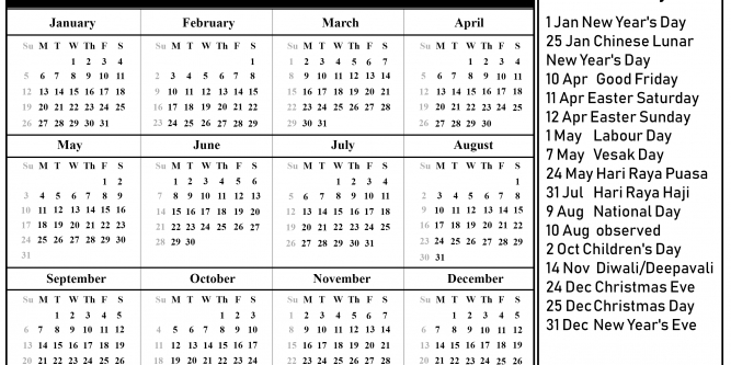 5 Year Calendar 2020 To 2025 Free Printable Calendar