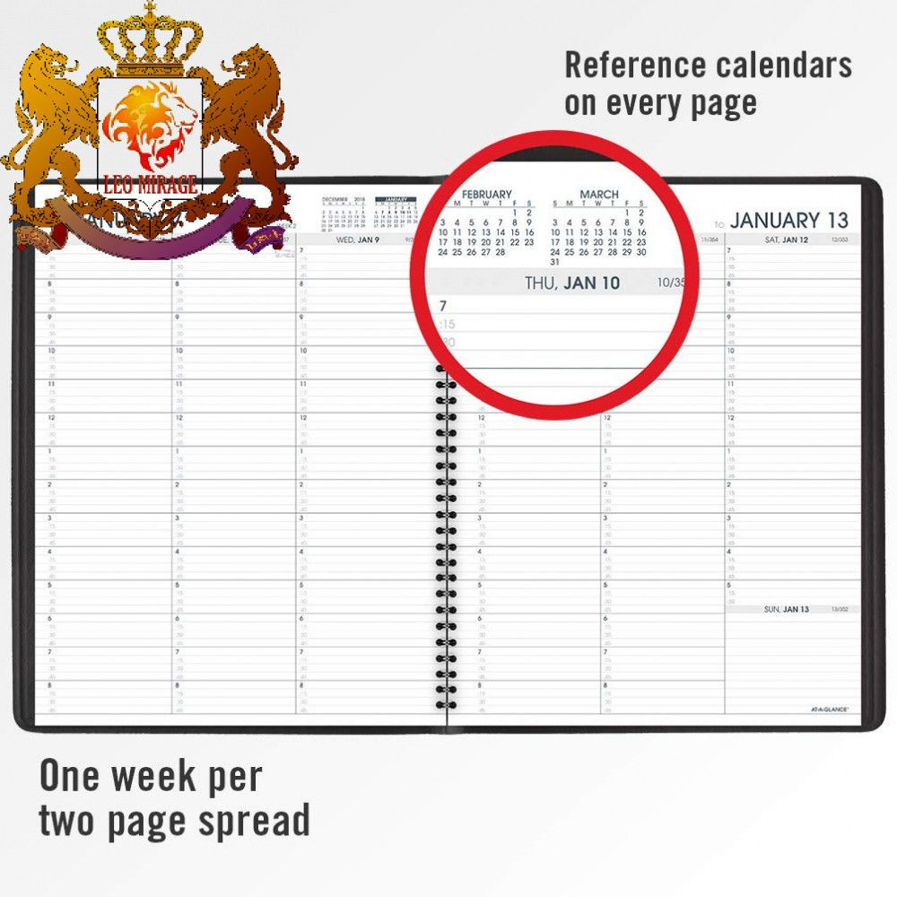 At A Glance 2019 Weekly Planner Appointment Book 8 1 4