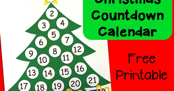 Christmas Countdown Printable Advent Calendar Totschooling Toddler Preschool Kindergarten
