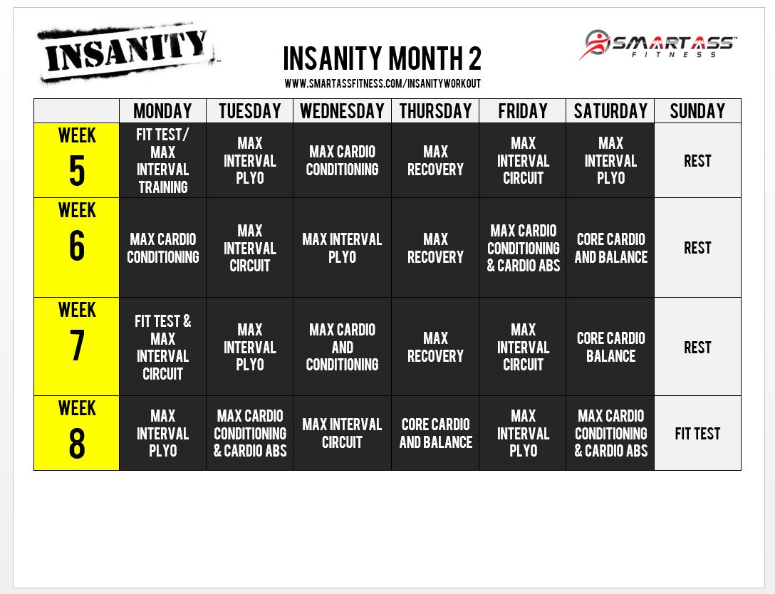 insanity max 30 workout schedule month 1 pdf eoua blog