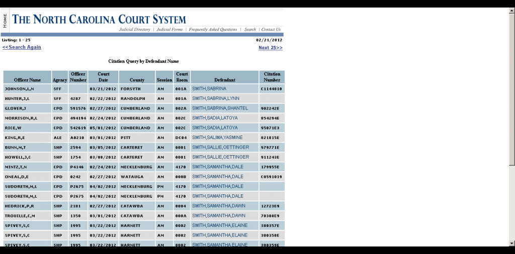 Nc Superior And District Court Query Calendar Template 2021