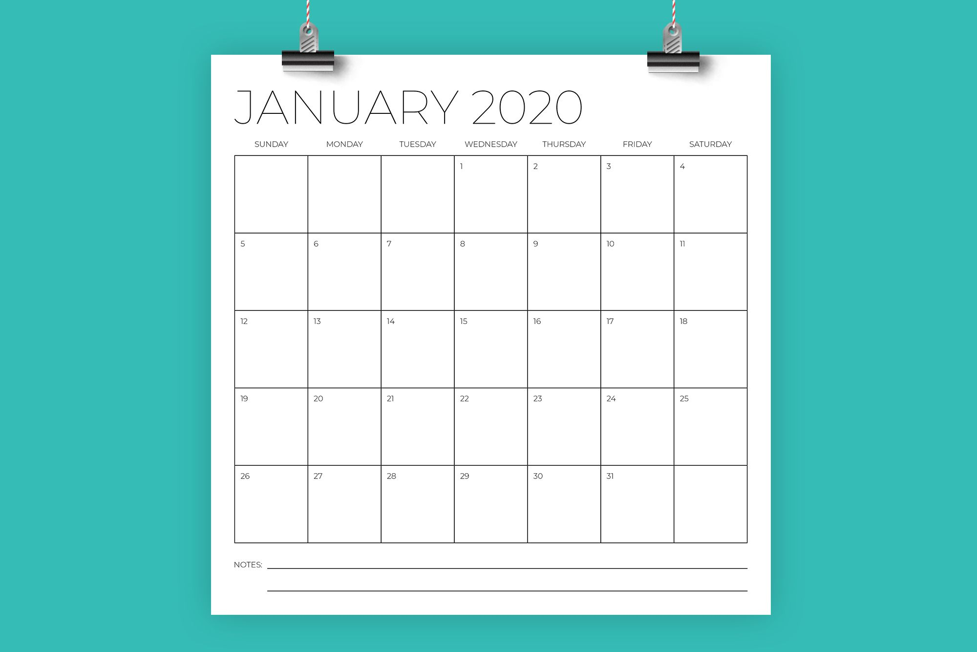This Listing Is For A Printable 12×12 Inch Square 2020 Calendar Template Use As Is Or Add To