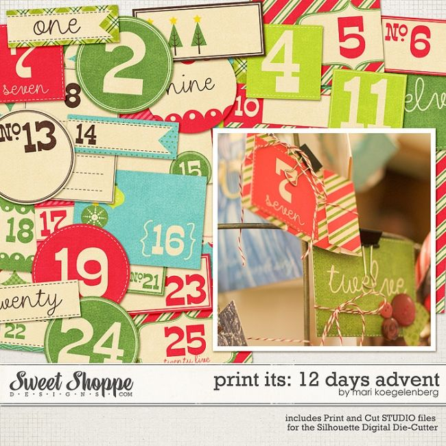 12 days of christmas advent calendarmari koegelenberg