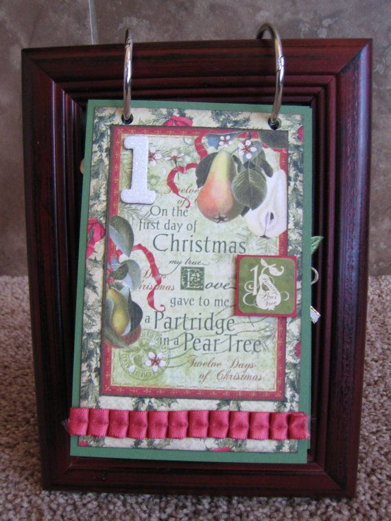 12 Days Of Christmas Countdown Calendar Graphic 45 Etsy 1