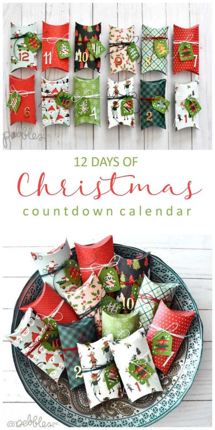 12 Days Of Christmas Paper Countdown Calendar Diy