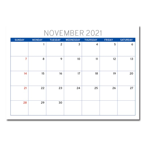 2021 A4 Calendar 12 Month Template Free Download Pdf Jpg