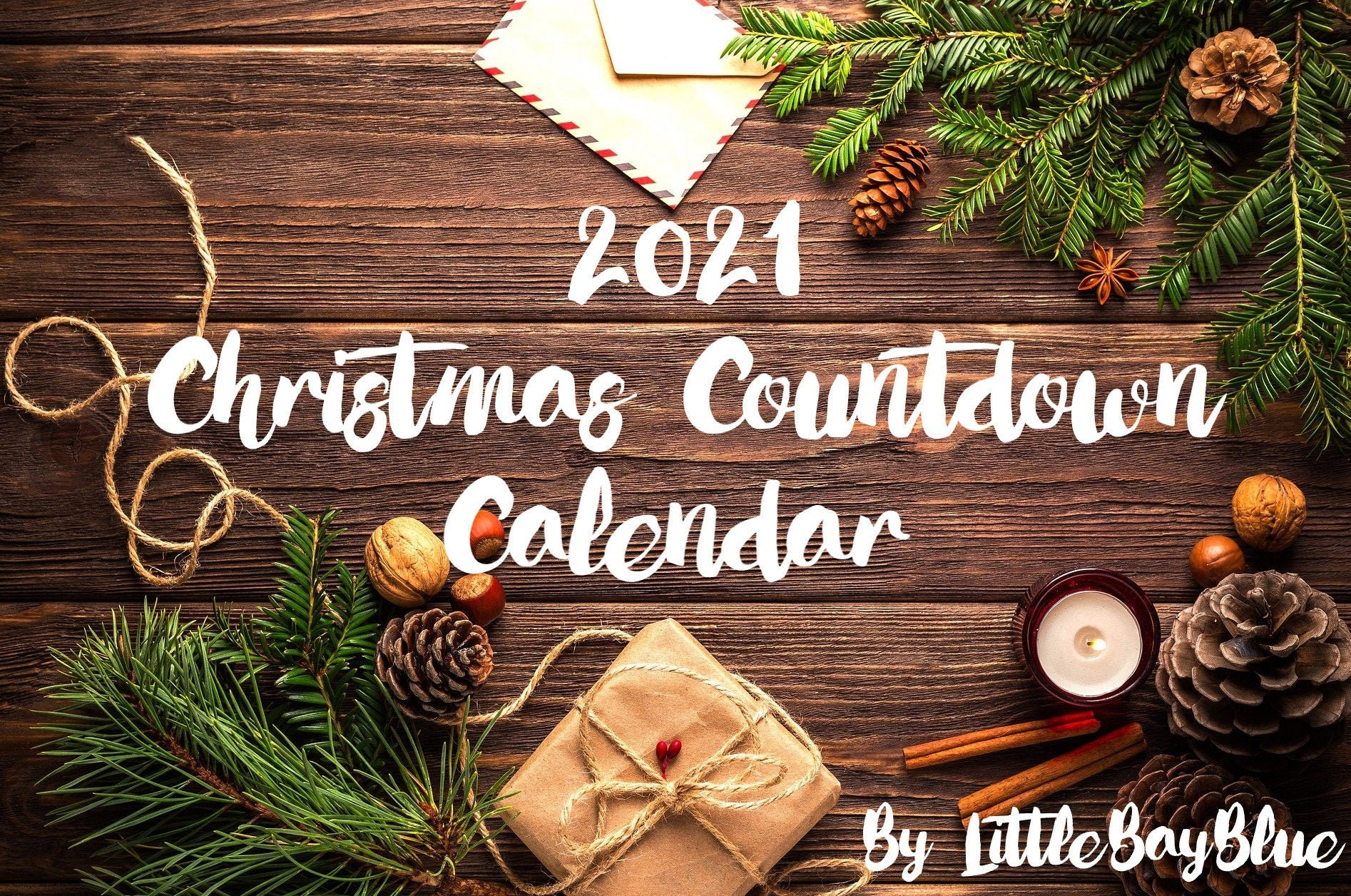 2021 Christmas Countdown Calendar Pre Order Etsy