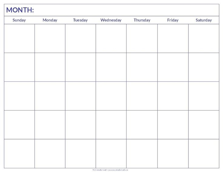 6 Week Blank Schedule Template Weekly Calendar Pdf Social