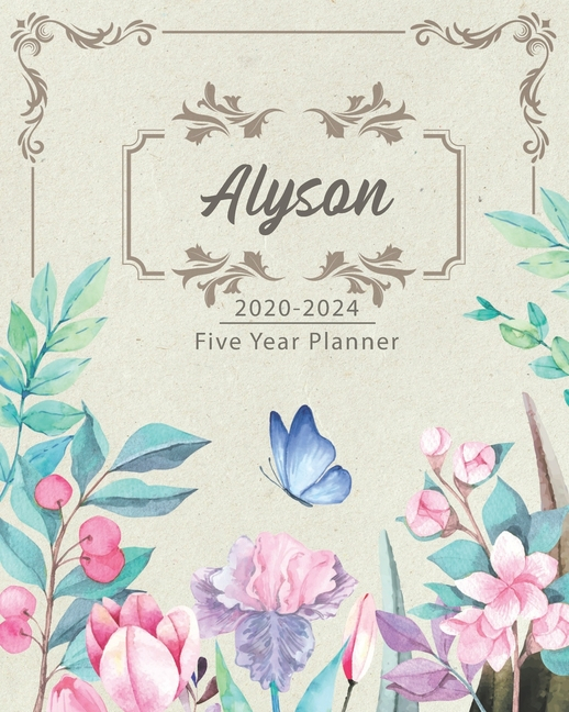 Alyson 2020 2024 Five Year Planner Monthly Planner 5