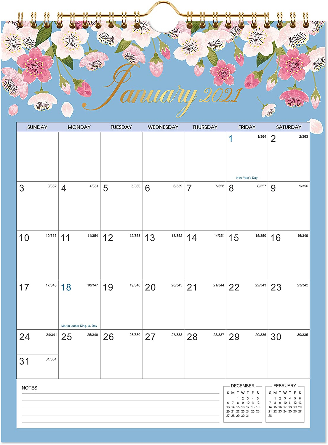 Amazon 2021 Calendar 12 Monthly Wall Calendar With