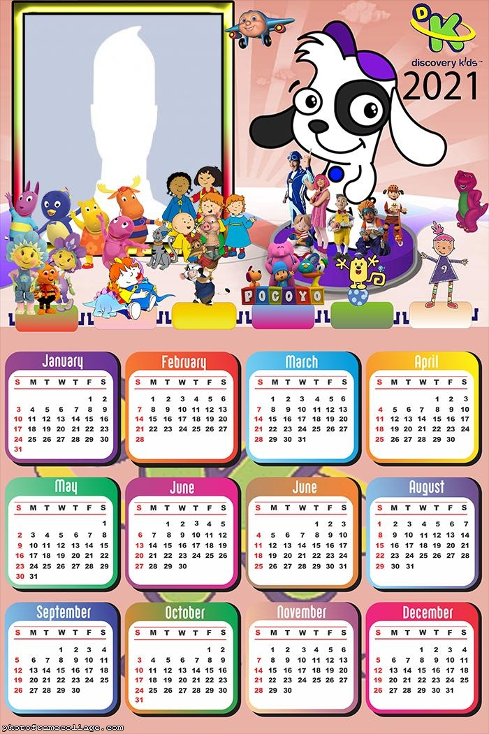 calendar 2021 doki discovery kids picture frame