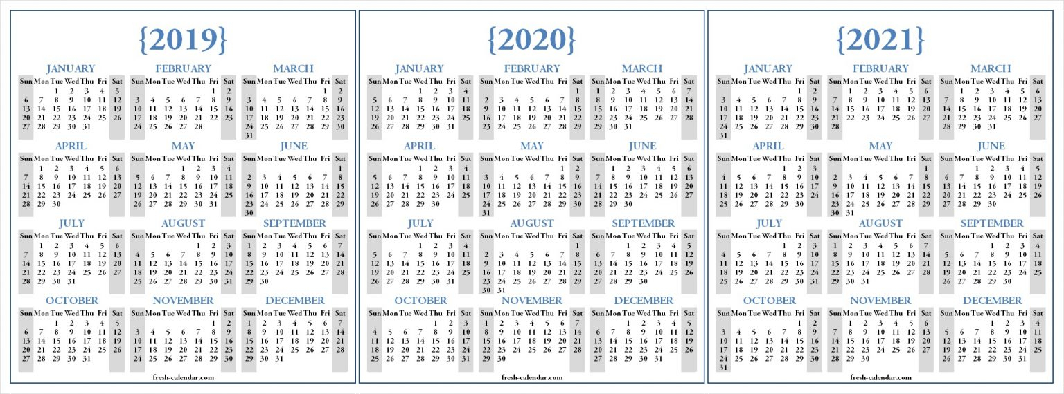 Calendar Wizard 2021 Calendar Template 2020