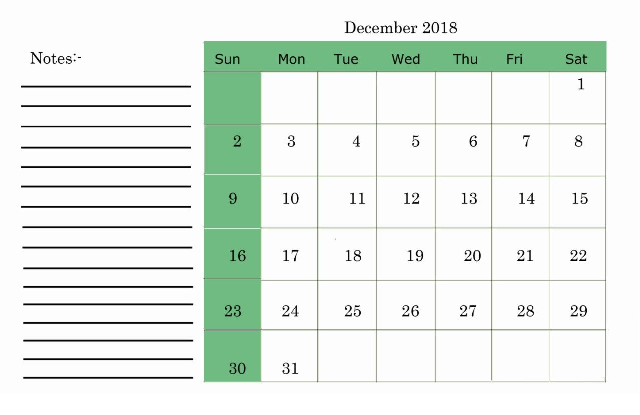 December 2018 Calendar Free Printable Calendar Templates Printable Calendar Template Custom