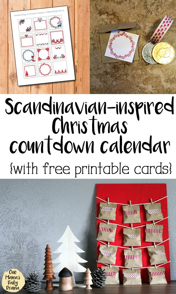diy 12 days of christmas countdown calendar with images