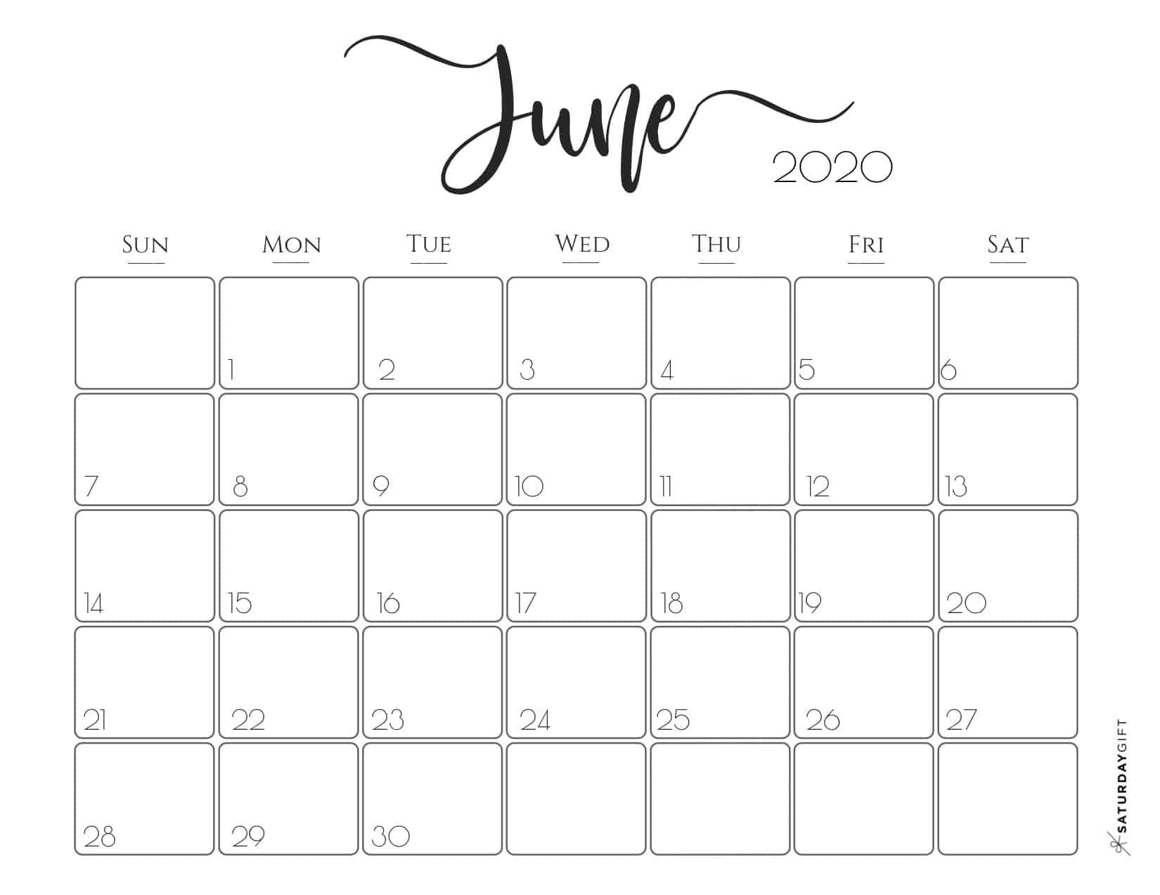 Elegant 2020 Calendar Free Printables Calendar