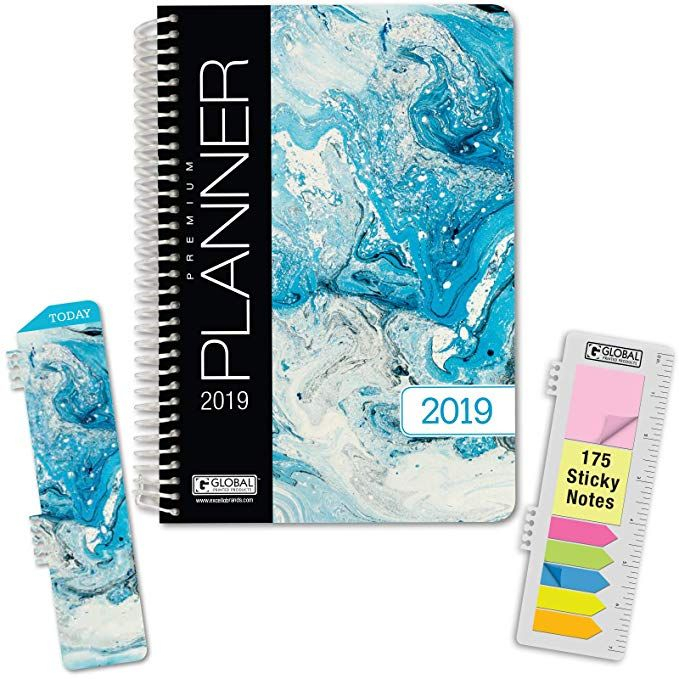 Hardcover Calendar Year 2019 Planner November 2018