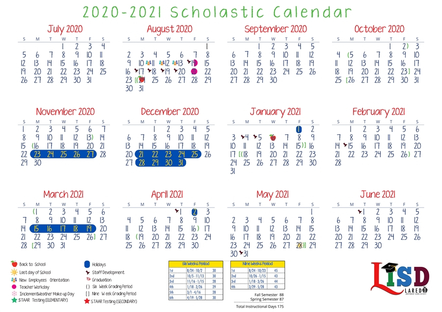 lisd calendar 2021 2022 calendar 2021