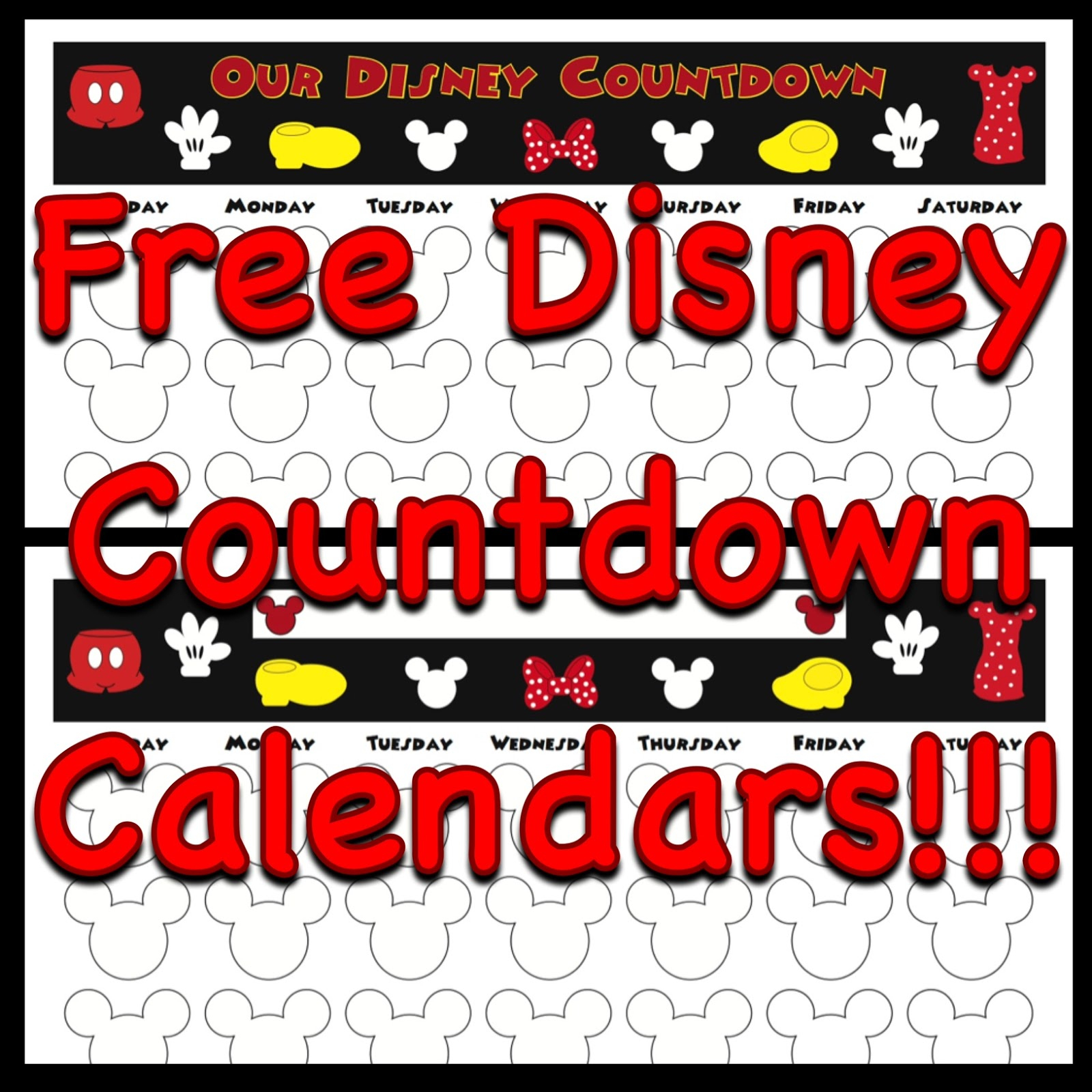 My Disney Life Countdown Calendars
