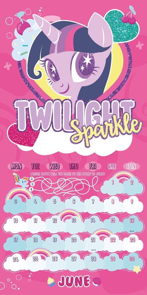 my little pony official 2019 calendar square wall