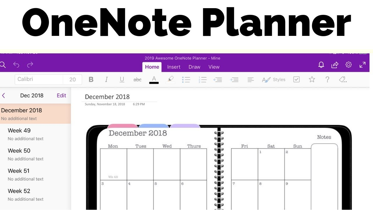 Onenote Planner The Awesome Planner For Microsoft