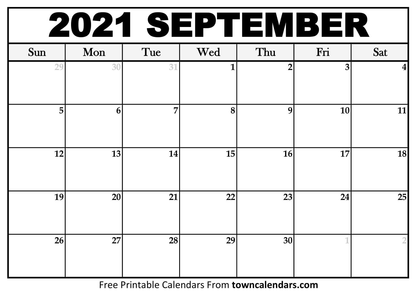 printable september 2021 calendar towncalendars