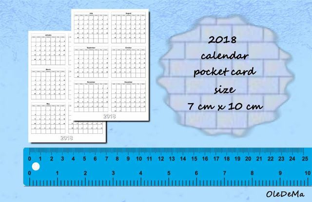 Printable Wallet Size Calendar Free Printable Calendar 1