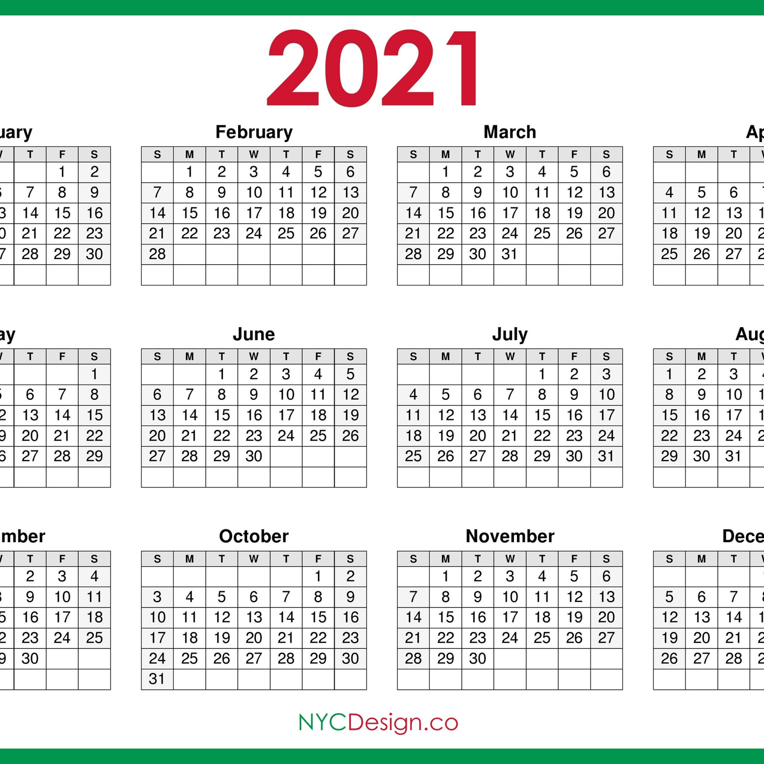 root calendars 2021
