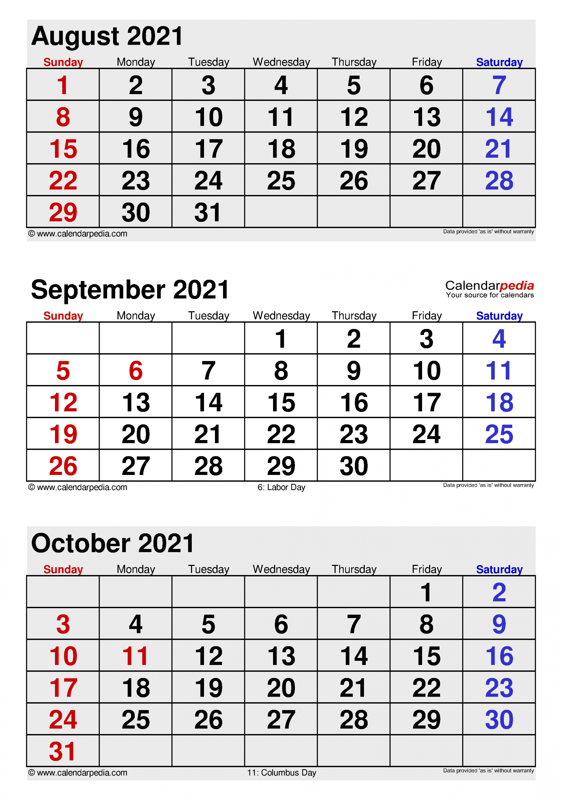 september 2021 calendar templates for word excel and pdf