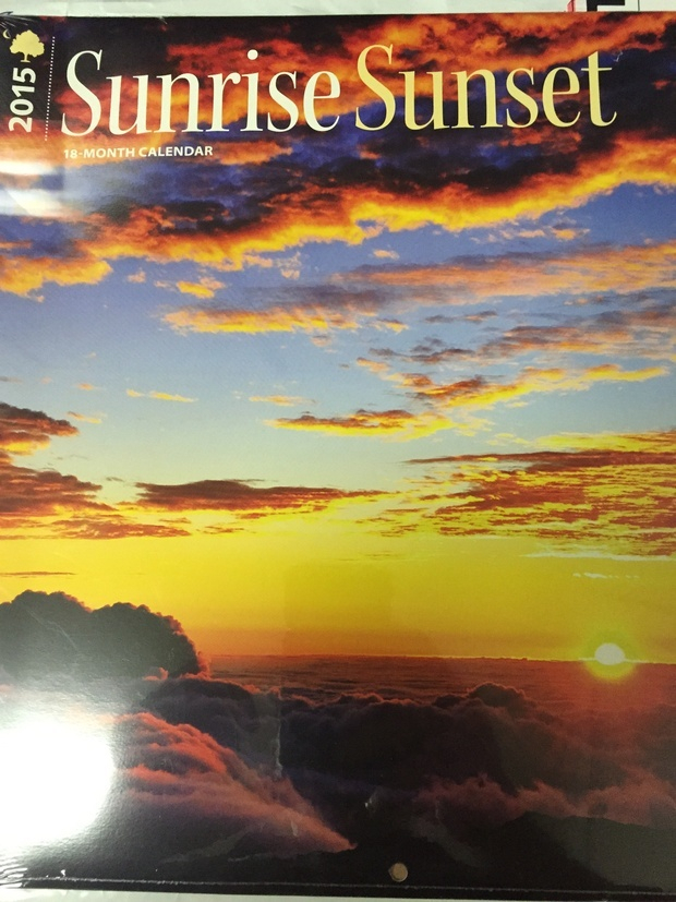Sunrise Sunset Calendar Calendars Redditgifts