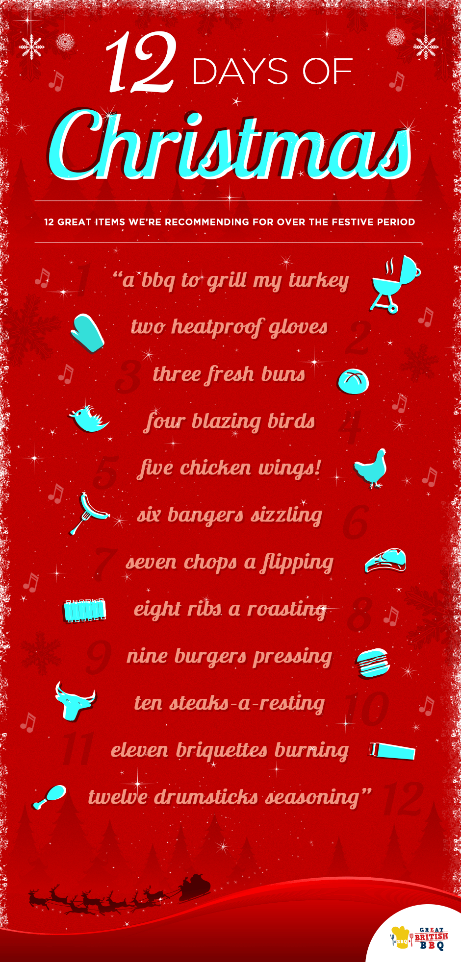 The 12 Days Of Christmas Great British Bbq